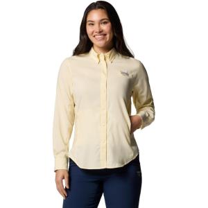Columbia Sportswear Women’s Plus-Size Tamiami II Long Sleeve Shirt(Lemon Wash)