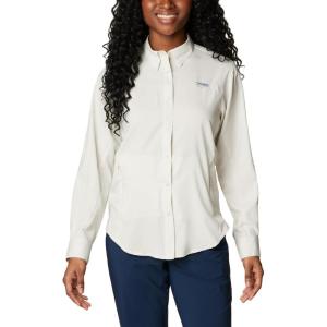 Columbia Sportswear Women’s Plus-Size Tamiami II Long Sleeve Shirt(Stone)
