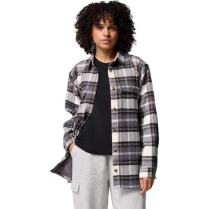 Columbia Womens Blue Point Creek Shirt Jacket(City Grey Macro Buffalo Check)