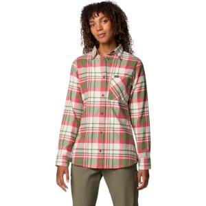 Columbia Women’s Calico Basin Flannel Long Sleeve Shirt(Canteen Multiplaid)