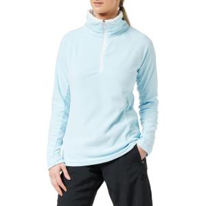 Columbia Womens Glacial Iv Half Zip(Spring Blue/White)