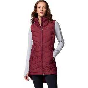 Columbia Womens Heavenly Ii Long Vest(Rich Wine)