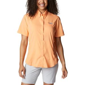Columbia Women’s PFG Tamiami II Short Sleeve Shirt(Bright Nectar)