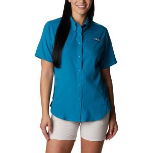 Columbia Women’s PFG Tamiami II Short Sleeve Shirt(Deep Marine)