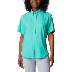 Columbia Women’s PFG Tamiami II Short Sleeve Shirt(Electric Turquoise)