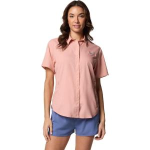Columbia Women’s PFG Tamiami II Short Sleeve Shirt(Faux Pink)