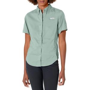 Columbia Women’s PFG Tamiami II Short Sleeve Shirt(Light Lichen)