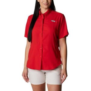 Columbia Women’s PFG Tamiami II Short Sleeve Shirt(Red Spark)