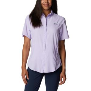 Columbia Women’s PFG Tamiami II Short Sleeve Shirt(Soft Violet)