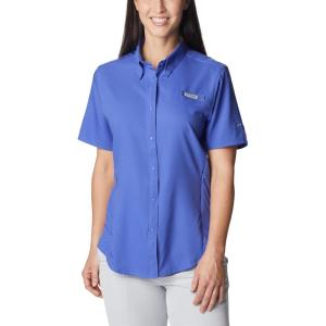 Columbia Women’s PFG Tamiami II Short Sleeve Shirt(Violet Sea)