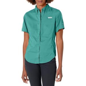 Columbia Women’s PFG Tamiami II Short Sleeve Shirt(Waterfall)