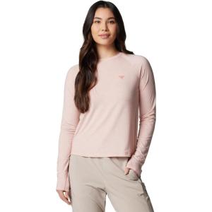 Columbia Womens PFG Uncharted Knit Long Sleeve(Faux Pink Heather)