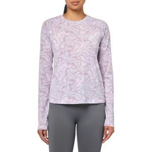 Columbia Womens PFG Uncharted Knit Long Sleeve(Lavender Pearl Swamplands)