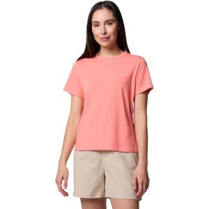 Columbia Womens Sun Trek Short Sleeve Ii(Alpenglow)