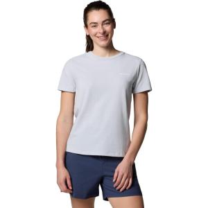 Columbia Womens Sun Trek Short Sleeve Ii(Cirrus Grey Heather)