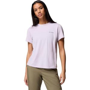 Columbia Womens Sun Trek Short Sleeve Ii(Lavender Pearl)