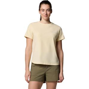 Columbia Womens Sun Trek Short Sleeve Ii(Lemon Wash)