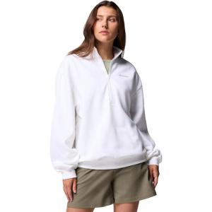 Columbia womens Aldermore Half Zip(White)