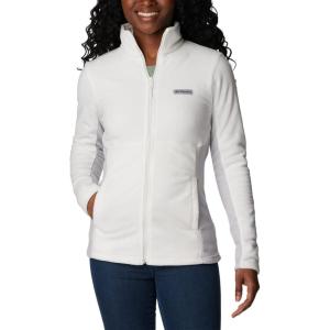 Columbia womens Basin Trail III Full Zip(Sea Salt/Nimbus Grey)