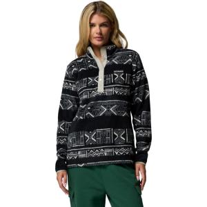 Columbia womens Benton Springs Printed 1/2 Snap(Black Deschutes Days)
