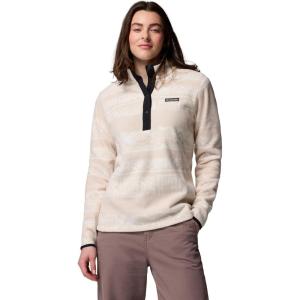 Columbia womens Benton Springs Printed 1/2 Snap(Dark Stone Deschutes Days)