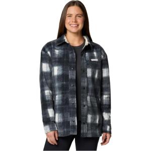 Columbia womens Benton Springs Shirt Jacket II(Chalk Omblur Tonal)