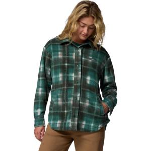 Columbia womens Benton Springs Shirt Jacket II(Rain Forest Omblur)