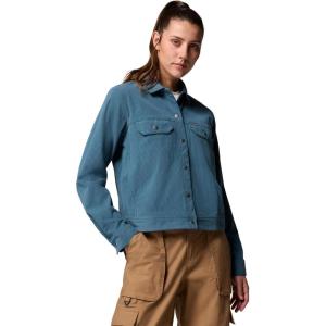 Columbia womens Blue Point Creek Short Corduroy Shirt Jacket(Everblue)