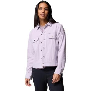 Columbia womens Blue Point Creek Short Corduroy Shirt Jacket(Lavender Pearl)