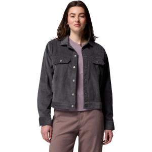 Columbia womens Blue Point Creek Short Corduroy Shirt Jacket(Shark)