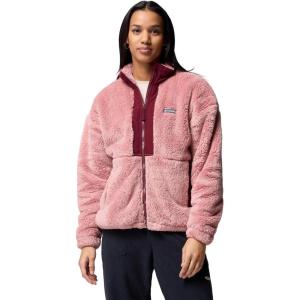 Columbia womens Boundless Discovery Sherpa Full Zip II(Eraser Pink/Rich Wine)
