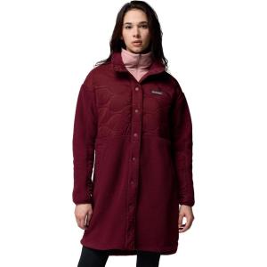 Columbia womens Cloud Point Long Fleece(Rich Wine)