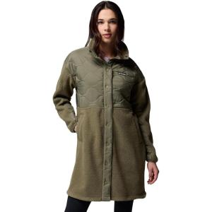 Columbia womens Cloud Point Long Fleece(Stone Green)