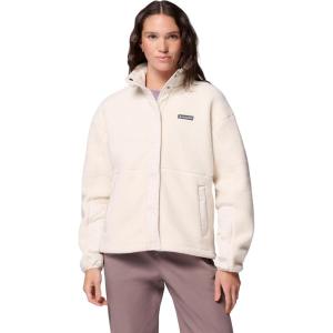 Columbia womens Cloud Point Snap Fleece(Chalk)