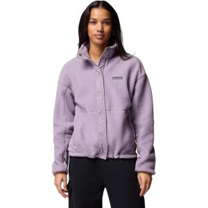 Columbia womens Cloud Point Snap Fleece(Shale Purple)