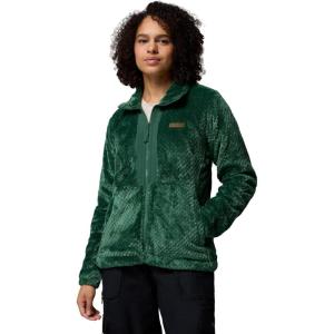Columbia womens Fire Side Full Zip III(Rain Forest)