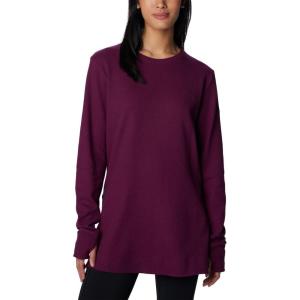 Columbia womens Holly Hideaway Waffle Tunic(Marionberry)