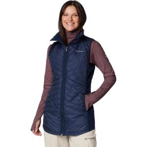 Columbia womens Mix It Around Long Vest II(Collegiate Navy)