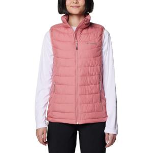 Columbia womens Powder Lite II Vest(Pink Agave)
