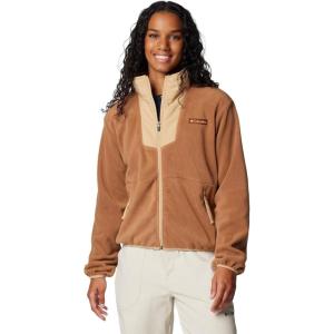 Columbia womens Sequoia Grove Full Zip Fleece(Camel Brown/Canoe)