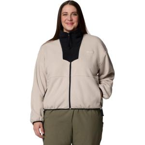 Columbia womens Sequoia Grove Full Zip Fleece(Dark Stone/Black)