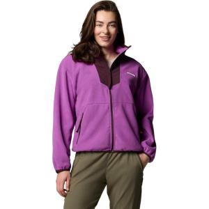 Columbia womens Sequoia Grove Full Zip Fleece(Razzle/Moonvista)