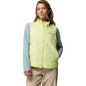 Columbia womens Sienna Hill Quilted Vest(Citron Haze)