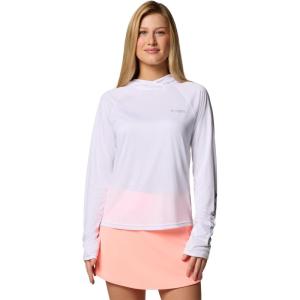 Columbia womens Tidal Light II Hoodie(Agate/Satin Pink Logo)