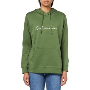 Columbia womens Trek Graphic Hoodie(Canteen/Scripted Brand)