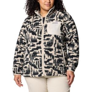 Columbia womens West Bend Print Full Zip Ii(Dark Stone Highland Tonal)
