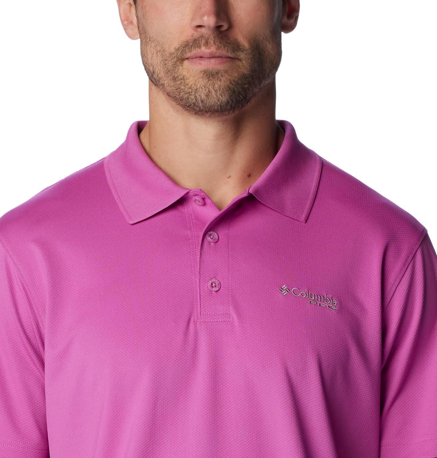imageColumbia Mens Low Drag Offshore PoloBright Lavender