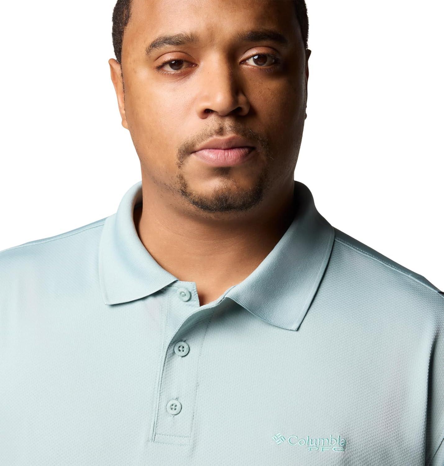 imageColumbia Mens Low Drag Offshore PoloCrushed Blue