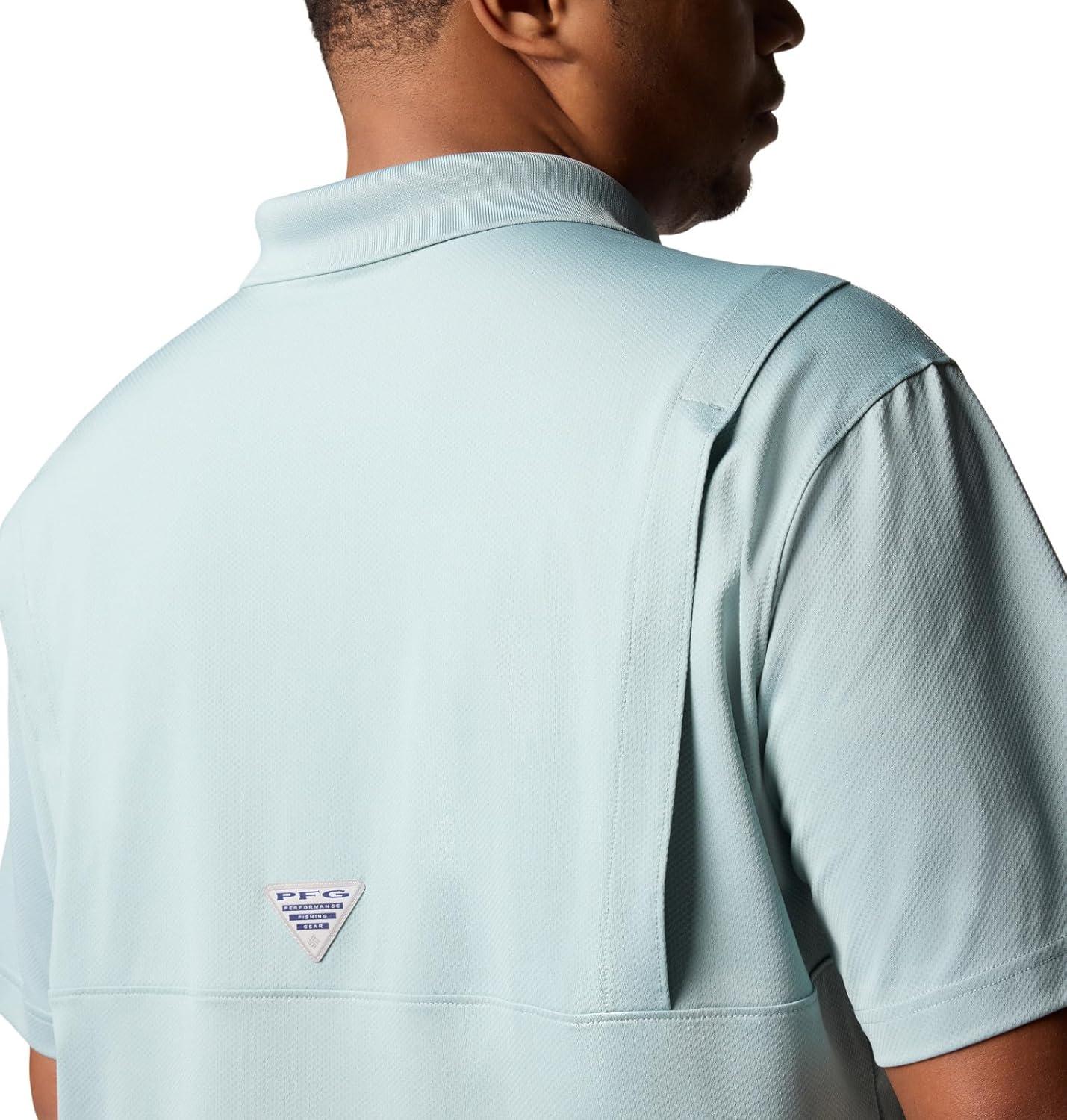 imageColumbia Mens Low Drag Offshore PoloCrushed Blue