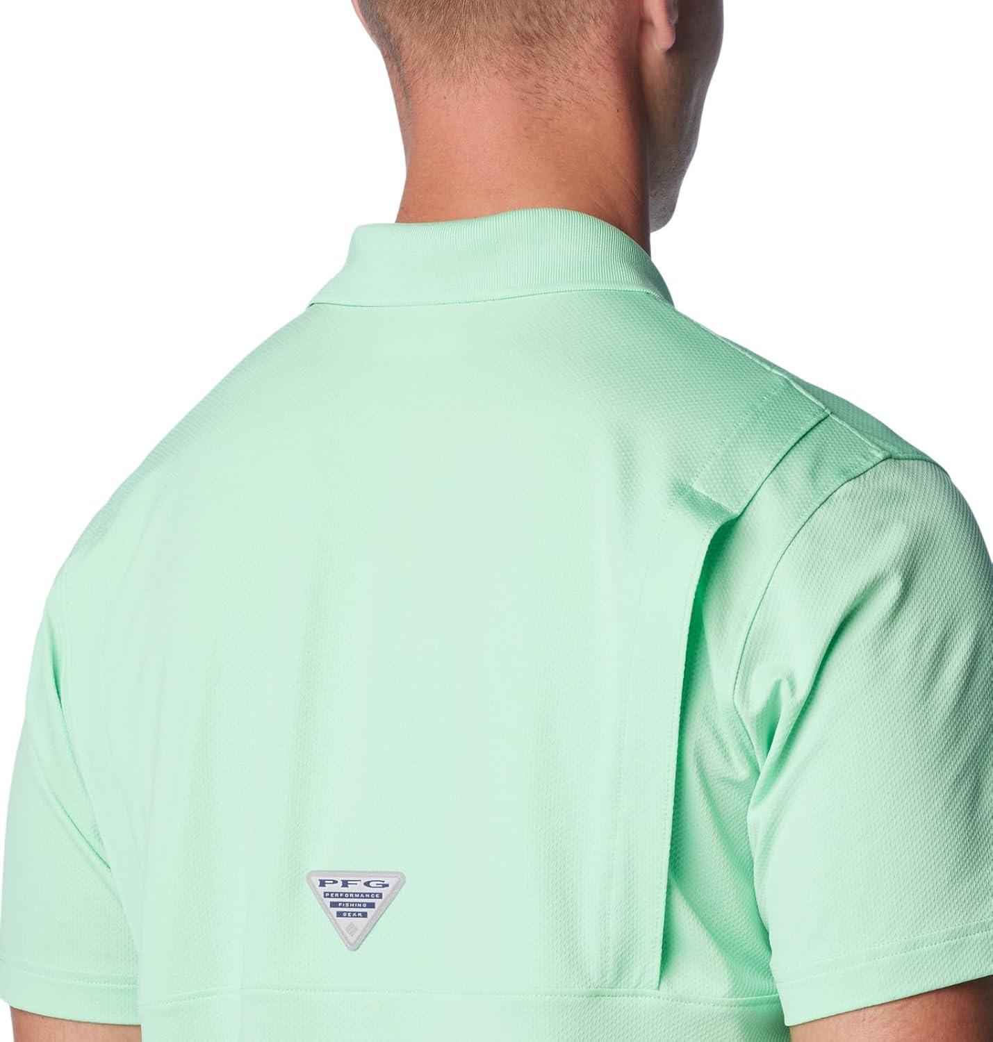 imageColumbia Mens Low Drag Offshore PoloOcean Mint